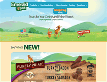 Tablet Screenshot of emeraldpet.com